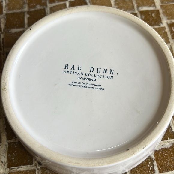 Rae Dunn Pet Bowl Drink Up Small Pet Dog Cat - Picture 4 of 6